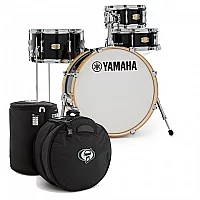 Yamaha Stage Custom Hip 20 4pc Shell Pack Raven Black wBags