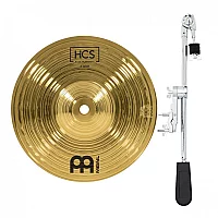 Meinl HCS 8 Splash and Gear4music Deluxe Weighted Cymbal Grabber Arm