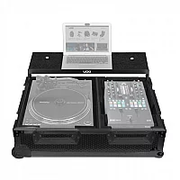 UDG FlightCase Single Turntable Battle1012 Mixer Black Plus