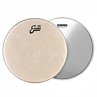 Evans 56 Calftone Snare Drum Head and Snare Side Hazy 300 Pack 14