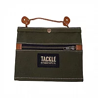 Tackle Waxed Canvas Gig Pouch Forest Green