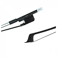 Coruss Carbon French Double Bass Bow 34 Black Hair