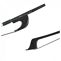 Coruss Carbon German Double Bass Bow 34 Black Hair