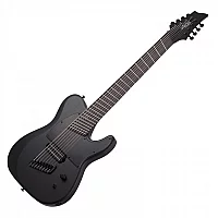 Schecter PT8 MS Black Ops Satin Black Open Pore