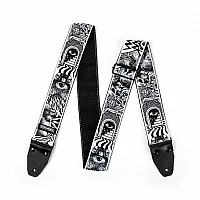 Dunlop ILD04 ILOVEDUST Guitar Strap Skulls