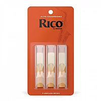 Rico by DAddario Alto Saxophone Reeds 2.5 3 Pack