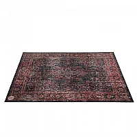Drum n Base Vintage Persian Club Series Drum Mat Black and Red 163cm x 142cm