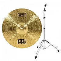 Meinl HCS 18 CrashRide Cymbal and Gear4music Straight Stand