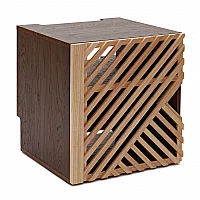 AVCOM Short HiFi Cabinet Walnut Custom Bundle