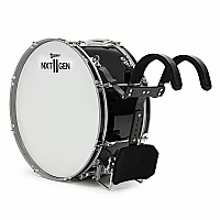 Premier NXT GEN Marching 26 x 10 Traditional Bass Drum Black