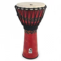 Toca 12 Djembe Freestyle Rope Tuned Bali Red