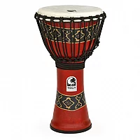 Toca 10 Djembe Freestyle Rope Tuned Bali Red