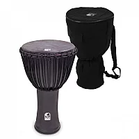 Toca 14 Djembe Freestyle Rope Tuned Black Mamba with Bag