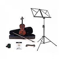 Hidersine Inizio Violin Outfit 12 Size and Accessories Bundle