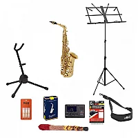 Elkhart 100AS Student Alto Saxophone Package