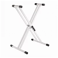 KandM 18993 Rick 20 X Frame Keyboard Stand White