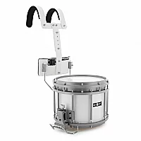 Premier NXT GEN Marching 13 x 10 Free Floating Snare Drum White