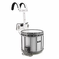 Premier NXT GEN Marching 14 x 12 Free Floating Snare Drum White