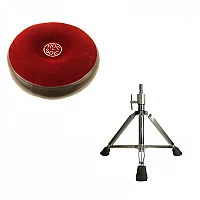 Roc N Soc Round Seat and Three Leg High Base Red