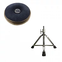 Roc N Soc Round Seat and Three Leg High Base Blue