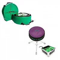 Porter and Davies BC2 Tactile Monitoring System with Throne Hardcase Round Top Purple