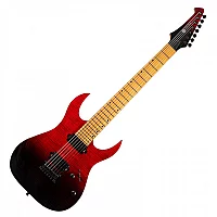 Spira Guitars S457 TRD Flame Maple Gloss Trans Red