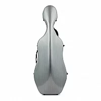 Fibreglass Cello Case by Gear4music Silver