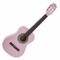 Junior 12 Classical Guitar by Gear4music Pink