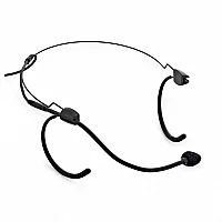 SubZero Headset Mic Compatible w Sennheiser Wireless Systems Black