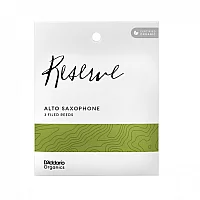 DAddario Organic Reserve Alto Saxophone Reeds 2.5 3 Pack