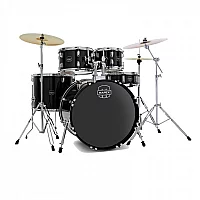 Mapex Comet Series Compact 18 Drum Kit Dark Black wRide Cymbal