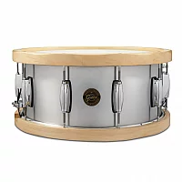 Gretsch 14 x 6.5 Aluminium Gold Series Snare Drum with Wood Hoops