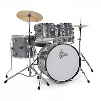 Gretsch Renegade 20 Drum Kit With Hardware and Cymbals Grey Sparkle