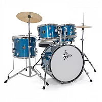 Gretsch Renegade 20 Drum Kit With Hardware and Cymbals Blue Sparkle