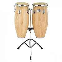 Natal Natural Wood Congas 10 and 11 Matte Natural