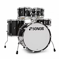 Sonor AQ2 22 5pc Shell Pack Transparent Black