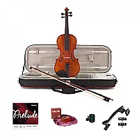 Hidersine Piacenza Finetune Violin Outfit Full Size and Accessories Bundle