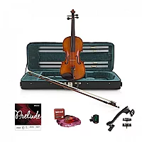 Hidersine Venezia Violin Outfit Full Size and Accessories Bundle