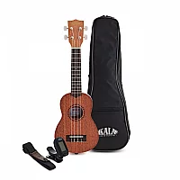 Kala KA15S Mahogany Soprano Ukulele Starter Pack