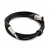 XLR M 6.35mm M TRS Cable by Studiospares 5m