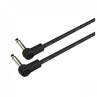 Adam Hall 4 STAR Rean Unbalanced Angled 14 Jack TS Patch Cable 10cm
