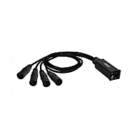 Adam Hall 4 STAR Rean XLR 5pole M to CAT6A Audio and DMX Multicore