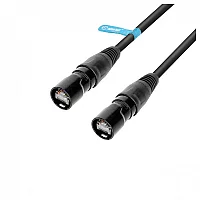 Adam Hall 4 STAR Rean Z Series IP65 Rated 3Pin ECON CAT6A RJ45 Network Cable 1m