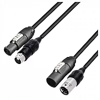 Adam Hall 5 STAR Neutrik XLR 5Pole IP65 Rated to TRUE1 Hybrid Cable 3m