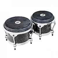 Meinl Percussion Artist Series Bongo Diego Galé Remo Calfskin Heads 7 and 8 12 Midnight Star