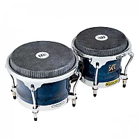 Meinl Percussion Artist Series Bongo William Kachiro Thompson 7 and 8 12 Blue Wave