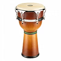 Meinl 12 Floatune Series Wood Djembe Gold Amber Sunburst Finish