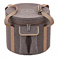 Meinl Sonic Energy 10 Crystal Singing Bowl Bag for 9 and 10 Bowls Brown
