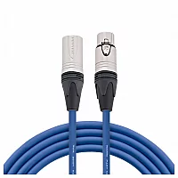 Studiospares Pro Neutrik XLR Mogami Cable 2.5m Blue