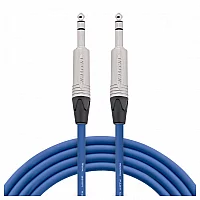 Studiospares Pro Neutrik Balanced Stereo Jack Mogami Cable 1m Blue